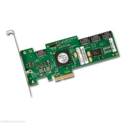 LSI LOGIC SAS3041E SAS SATA 4PORT RAID CONTROLLER PCI-E 